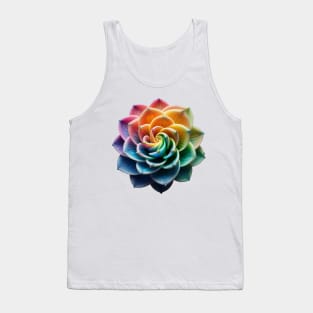 Rainbow flower Tank Top